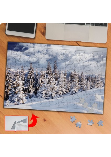 Kar Altında Doğa Manzarası 240 Parça Puzzle YAPBOZ-KS70290