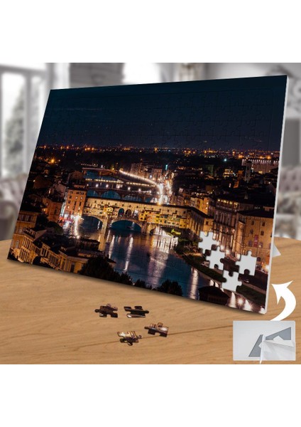 Ponte Vecchio Köprüsü Floransa 240 Parça Puzzle YAPBOZ-384936