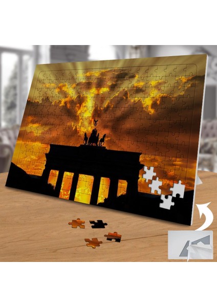 Almanya-Berlin Tarihi Yapı Silüet 240 Parça Puzzle YAPBOZ-6732