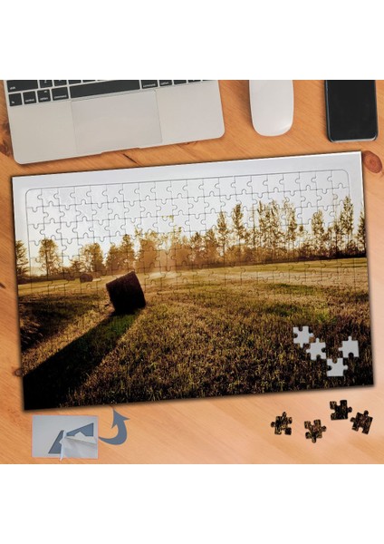 Gün Işığı, Çimenler, Doğa 240 Parça Puzzle Yapboz TABLO-676