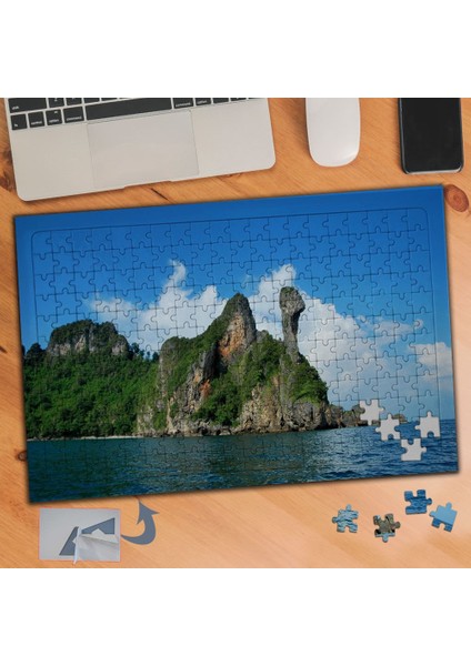 Deniz Kenarında Yüksek Kayalıklar 240 Parça Puzzle Yapboz TABLO-825