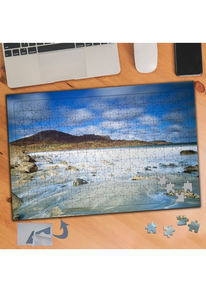 Issız Adada Deniz,manzara 240 Parça Puzzle Yapboz TABLO-752