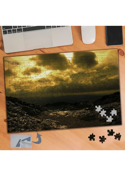 Bulutların Ardında Güneş 240 Parça Puzzle Yapboz TABLO-737
