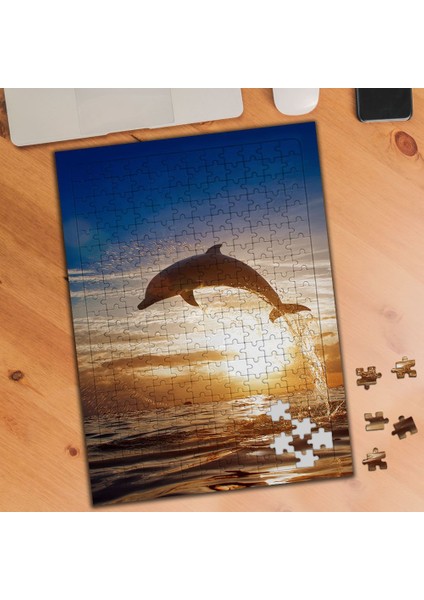 Denizdeki Sevimli Yunus Balığı 240 Parça Puzzle YAPBOZ-KS699479