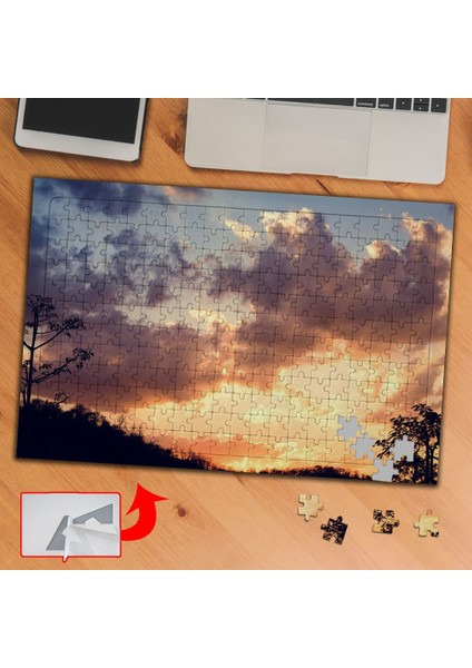 Gün Batımında Gökyüzü 240 Parça Puzzle Yapboz TABLO-421