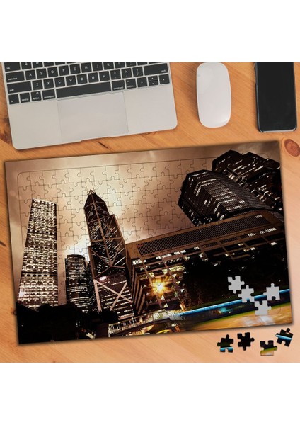 Akşam Üstü Bina Manzarası 240 Parça Puzzle YAPBOZ-KS699409