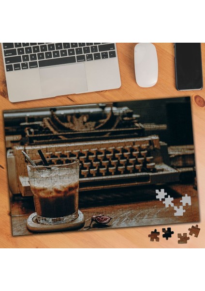 Daktilo Soğuk Kahve 240 Parça Puzzle YAPBOZ-92745