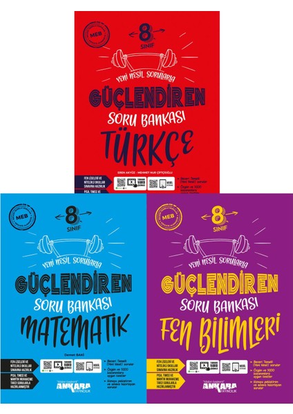 Güçlendiren Türkçe Matematik Fen Soru Bankası fiyatları