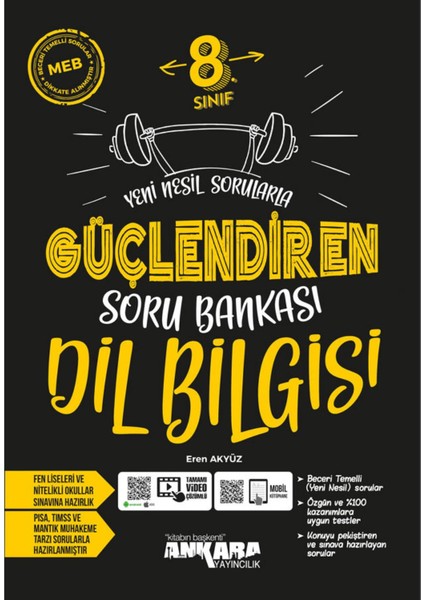 8 Güçlendiren Paragraf Dil Bilgisi Türkçe Sorubankası modelleri