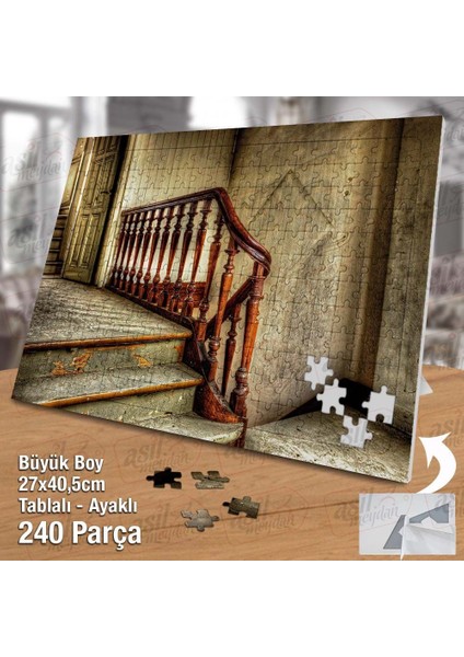 Asil Hobi Antika Ev - Eskitme - Nostalji Yapboz - Ayak Destekli Çerçeveli 240 Parça Puzzle fiyatları