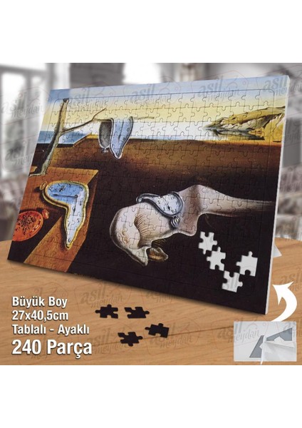 Asil Hobi Salvador Dali - Eriyen Saatler Yapboz - Ayak Destekli Çerçeveli 240 Parça Puzzle fiyatları