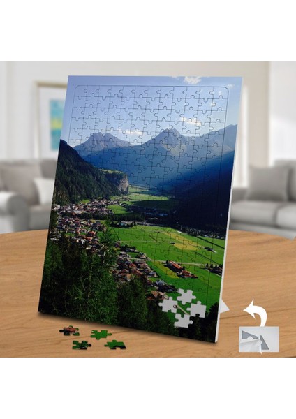 Tepe-Kırsal Alan-Köyler 240 Parça Puzzle YAPBOZ-7866