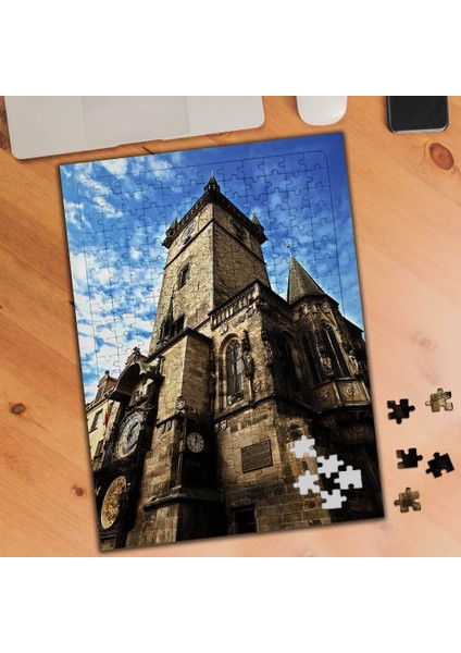 Tarihi Bina Mavi Gökyüzü 240 Parça Puzzle YAPBOZ-74626