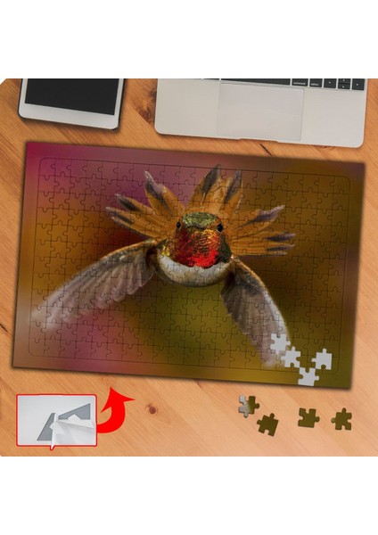 Uçan Sevimli Minik Kuş 240 Parça Puzzle Yapboz TABLO-P085