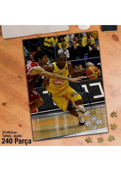 Asil Hobi - Basketbol - Maç - Spor - Rakip - Yapboz - Ayak Destekli 240 Parça Puzzle