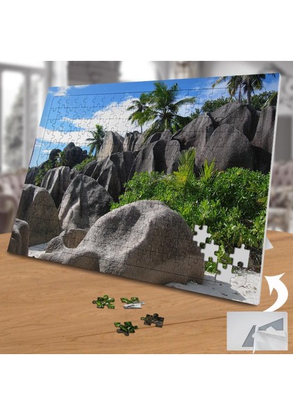 Kayalıklar ve Tropikal Ağaçlar 240 Parça Puzzle Yapboz -74750 fiyatları