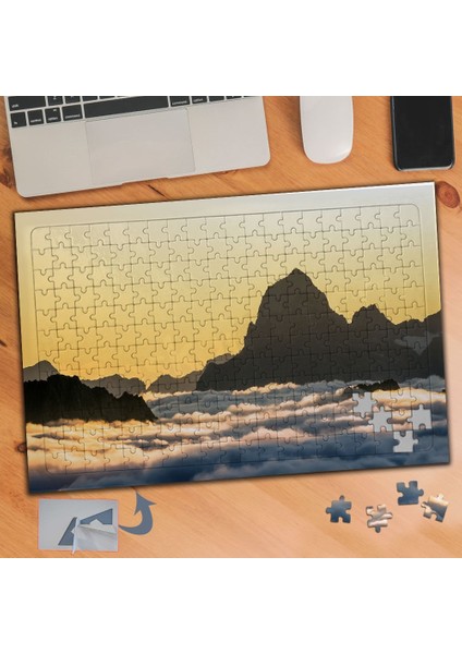 Dalgalı Köpüklü Deniz, Doğa 240 Parça Puzzle Yapboz TABLO-544
