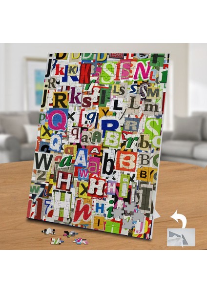 Renkli Harfler Kolyajı 240 Parça Puzzle YAPBOZ-KS699442 fiyatları