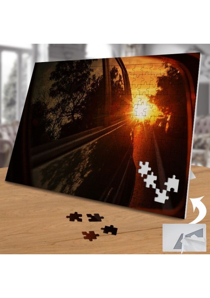 Dikiz Aynasından Güneş Yansıması 240 Parça Puzzle YAPBOZ-2089 fiyatları