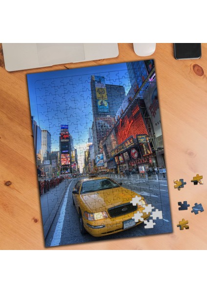 Amerika Caddesi ve Binalar 240 Parça Puzzle YAPBOZ-KS699466