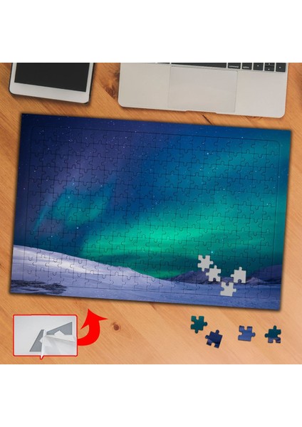Gökyüzünde Kuzey Işıkları 240 Parça Puzzle Yapboz TABLO-3666