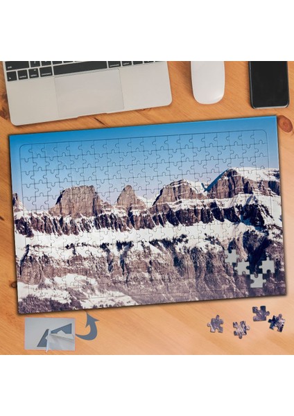 Dağlar ve Mavi Gökyüzü 240 Parça Puzzle Yapboz TABLO-539