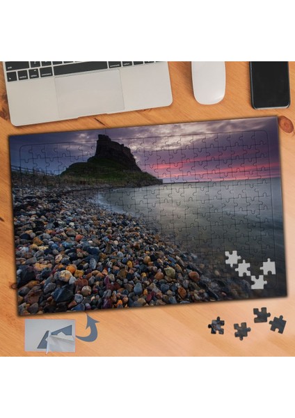 Çakıl Taşları Deniz Manzarası 240 Parça Puzzle Yapboz TABLO-833