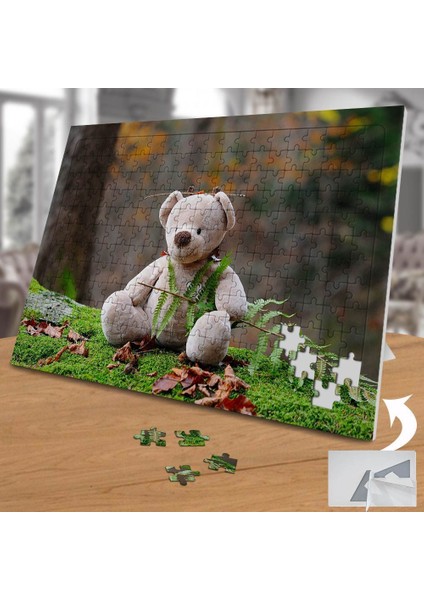 Yapraklar Arasında Sevimli Ayıcık 240 Parça Puzzle YAPBOZ-75263