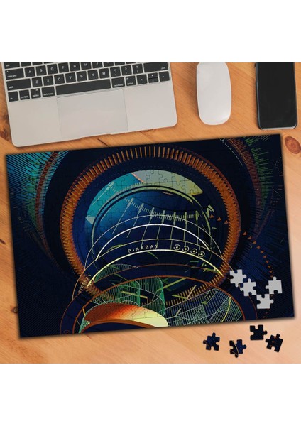 Estetik Tasarım - Bilgi Iletişim 240 Parça Puzzle Yapboz- 1589840