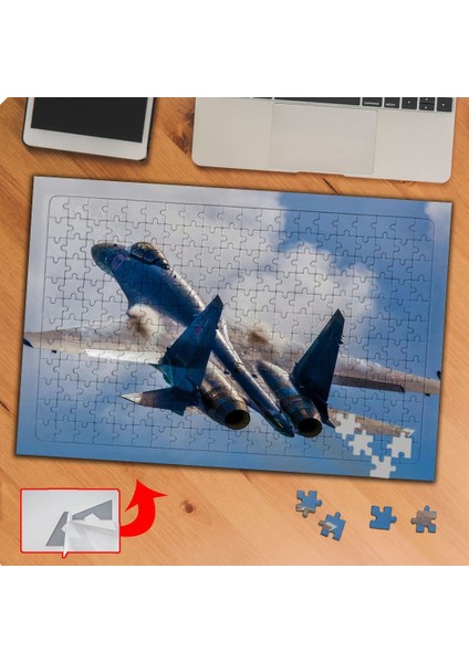 Gökyüzünde Süzülen Uçak 240 Parça Puzzle Yapboz TABLO-P126