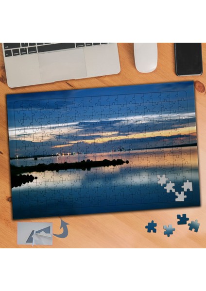 Gün Doğumu Deniz Yansıması 240 Parça Puzzle Yapboz TABLO-645