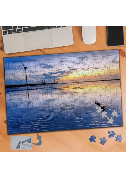 Deniz Kenarında Rüzgar Gülü 240 Parça Puzzle Yapboz TABLO-771