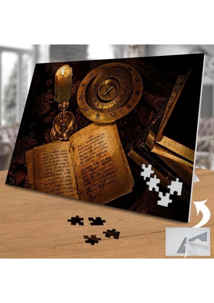 Mum Işığında Pusula ve Kitaplar 240 Parça Puzzle YAPBOZ-76459 fiyatları