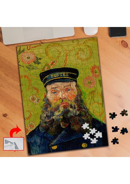 Postacı, Joseph Roulin Van Gogh 240 Parça Puzzle Yapboz TABLO-1007