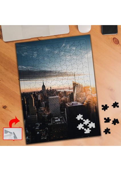 Gökdelenler, New York City 240 Parça Puzzle Yapboz TABLO-048