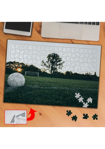 Halısaha, Kale Top Futbol 240 Parça Puzzle Yapboz TABLO-A1052
