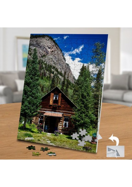 Ormanın Içinde Tahta Ev 240 Parça Puzzle YAPBOZ-9764 fiyatları