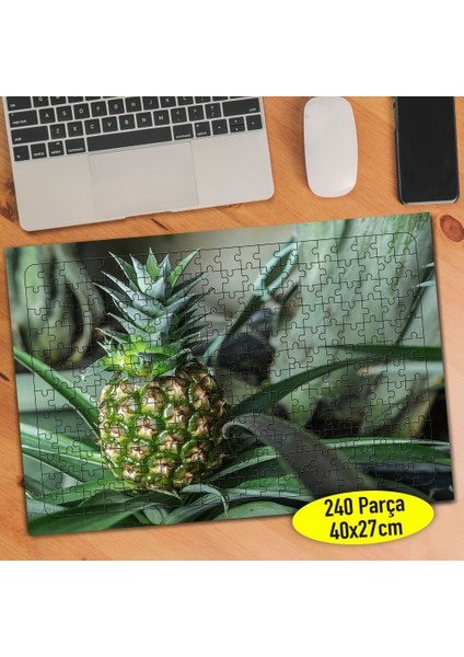 Yapraklar Arasında Ananas 240 Parça Puzzle YAPBOZ-104406270