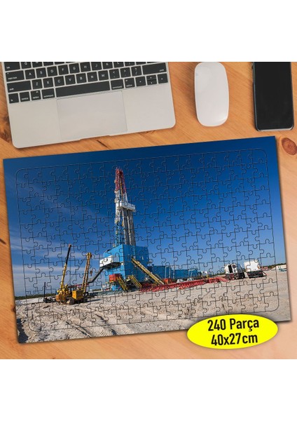 Petrol Kuyusu Sondaj 240 Parça Puzzle YAPBOZ-87911545