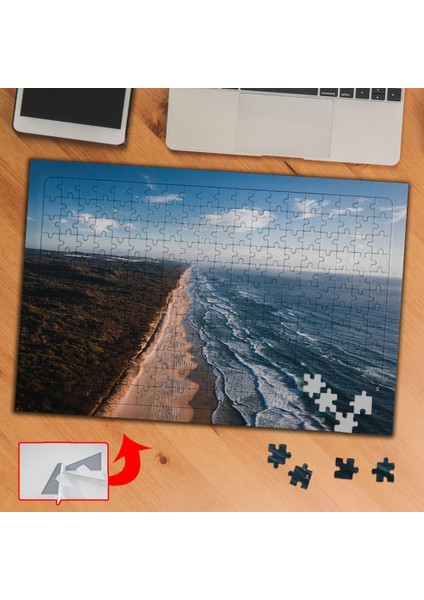 Sahil, Kumsal, Gökyüzü 240 Parça Puzzle Yapboz TABLO-021