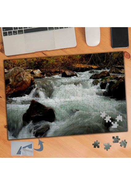 Taşlı Dere - Doğa Manzarası 240 Parça Puzzle Yapboz TABLO-816