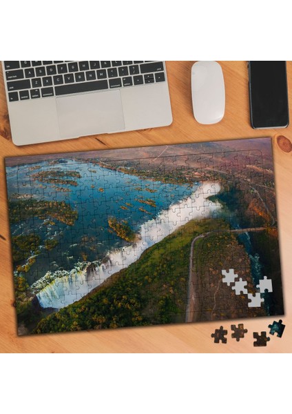 Kuş Bakışı Doğa Manzara 240 Parça Puzzle Yapboz TABLO-46566945