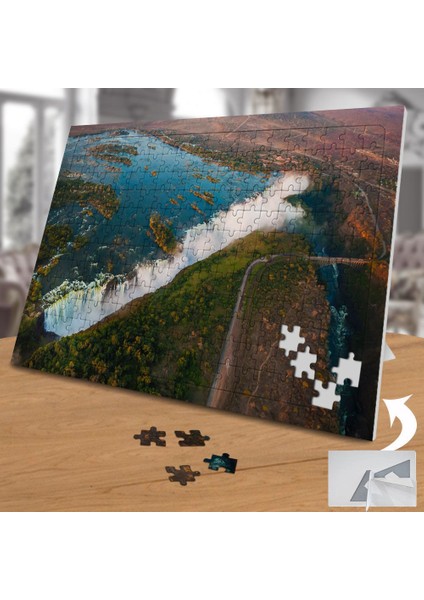 Kuş Bakışı Doğa Manzara 240 Parça Puzzle Yapboz TABLO-46566945 fiyatları