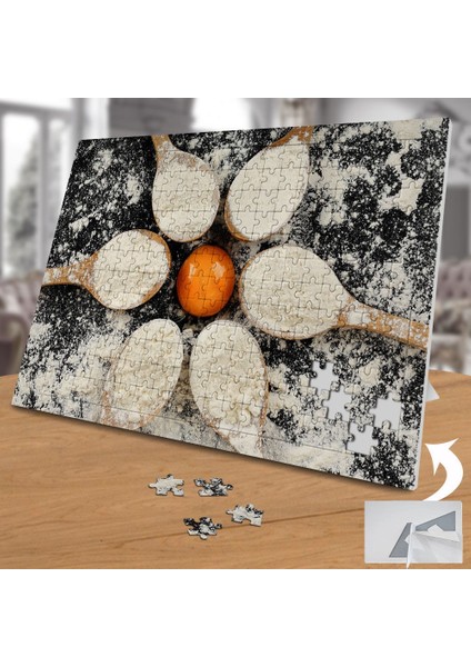 Çiçek Desenli Yumurta 240 Parça Puzzle Yapboz TABLO-96909651