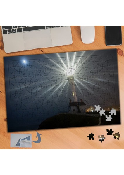 Deniz Feneri Manzarası 240 Parça Puzzle Yapboz TABLO-948