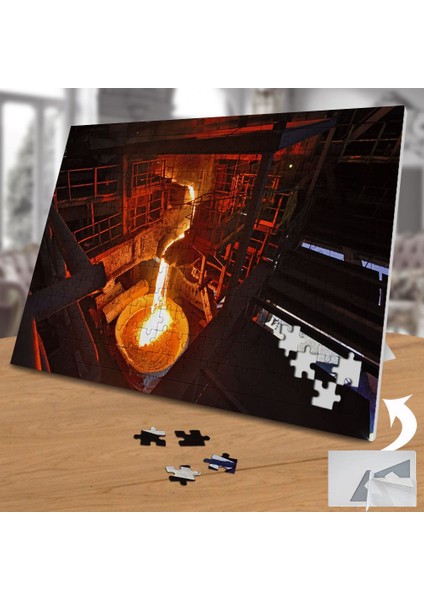 Kazana Dökülen Lavlar 240 Parça Puzzle Yapboz TABLO-84477992 fiyatları
