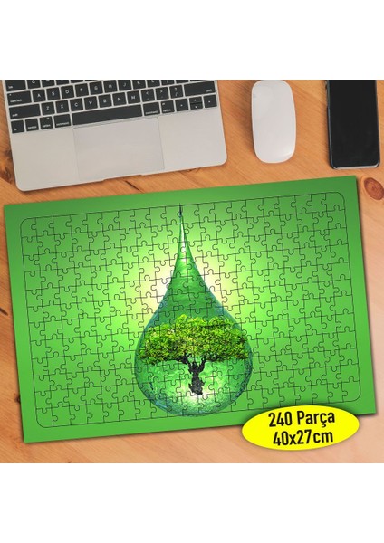 Temiz Çevre Temiz Dünya 240 Parça Puzzle YAPBOZ-92751005