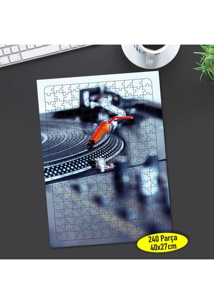 Dj Pikap Turntable 240 Parça Puzzle YAPBOZ-353387546