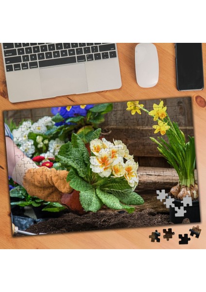 Bahçe Bitki Bakımı 240 Parça Puzzle Yapboz TABLO-77674684