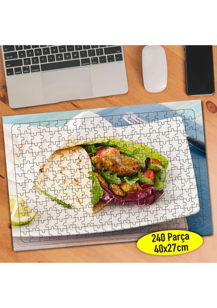 Dürüm Wrap Sunumu Restaurant 240 Parça Puzzle YAPBOZ-566968